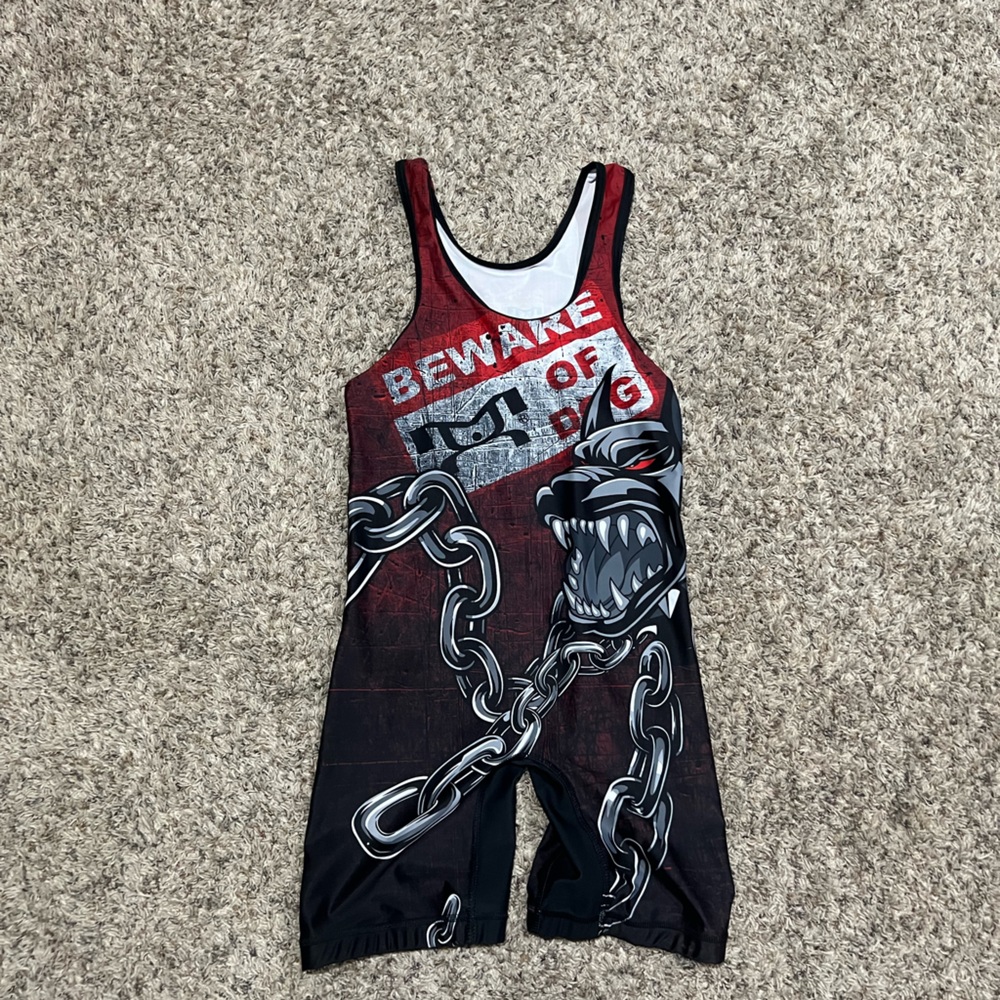 MyHouse Beware Of Dog Wrestling Singlet
